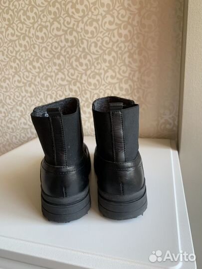 Кожаные сапоги