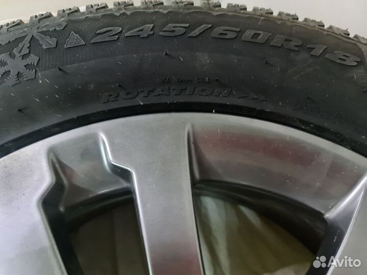 Зимняя резина на дисках радиус 18
