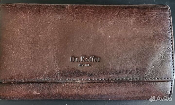 Кошелек женский натуральная кожа бу