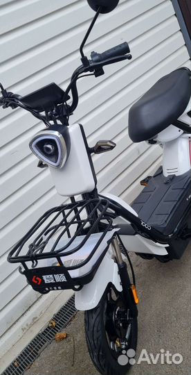 Новый электро скутер велосипед