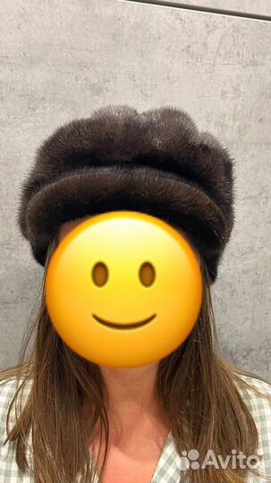 Берет женский норковый