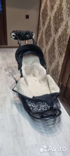 Большие санки на колёсах