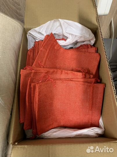 Мешочки джутовые