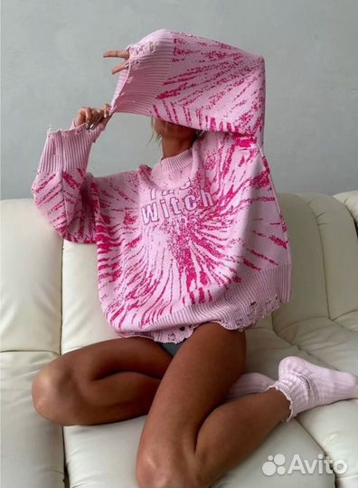 Свитер женский оверсайз