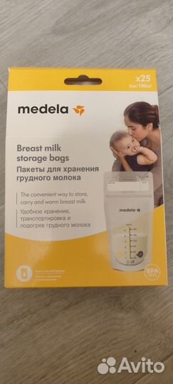 Пакеты для грудного молока medela