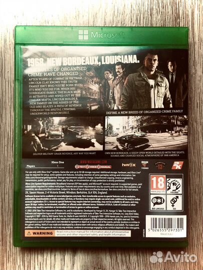 Игра для приставки xbox one mafia 3