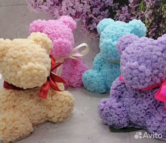 Мишка из роз