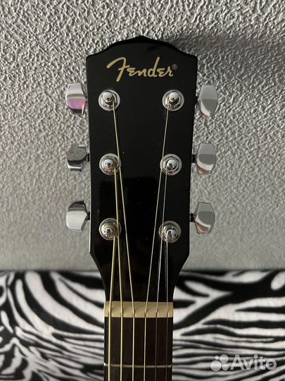 Акустическая гитара fender cd-60 bk-ds-v2