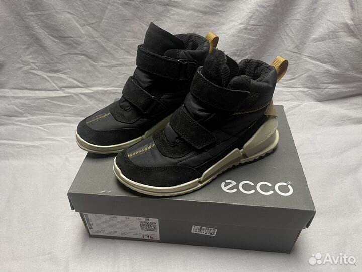 Ботинки зимние Ecco 34