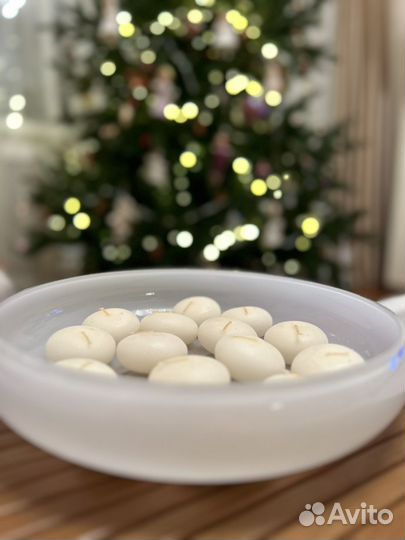 Блюдо с плавающими свечами Иkea