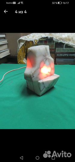 Ночник из мрамора СССР