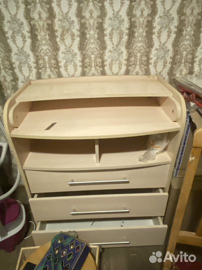 Детский пеленальный столик комод