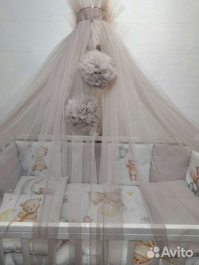 Балдахин в детскую кроватку