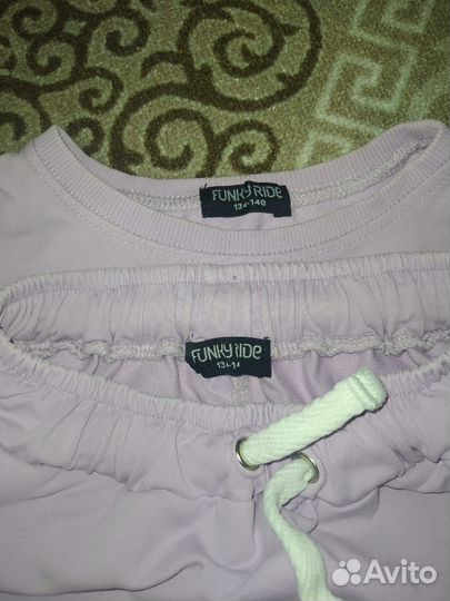 Костюм для девочки шорты и футболка