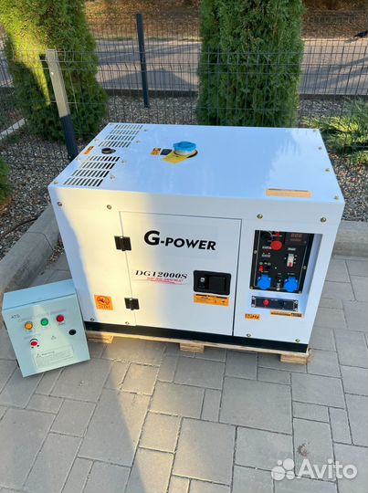 Генератор дизельный 12 кВт G-power