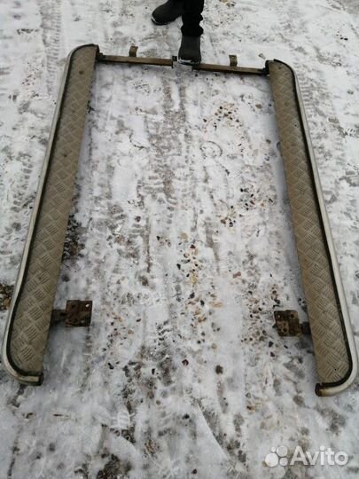 Пороги (подножки) на рено koleos