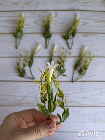 Зелень трава для букетов из мыла