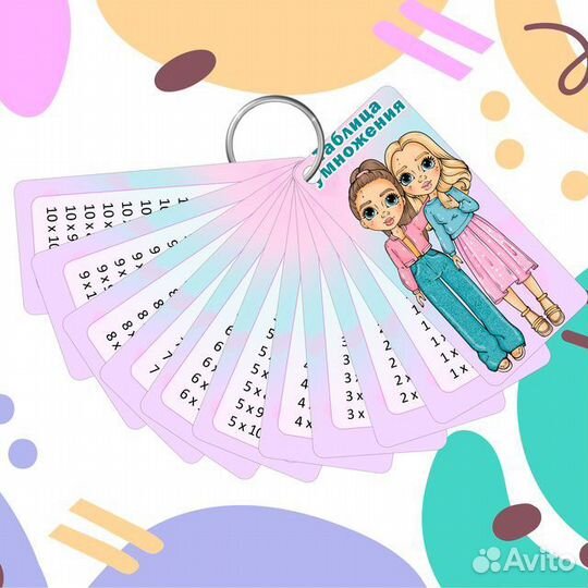 Подарки детям на 1 сентября. Таблица умножения