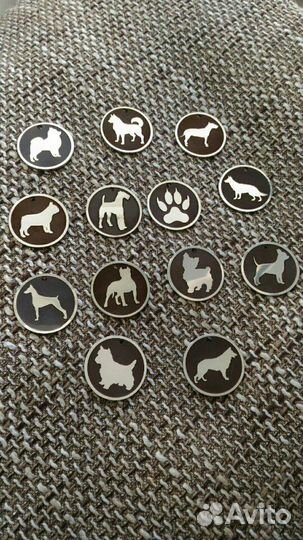 Адресник из нержавеющей стали, лазерная гравировка