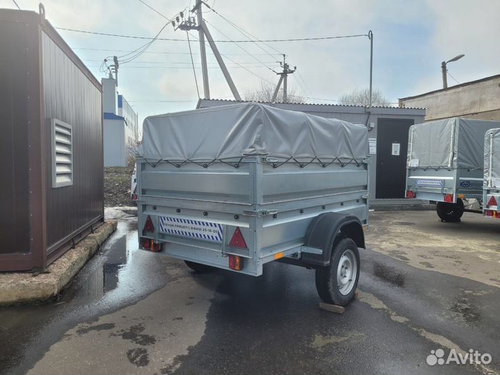 Прицеп легковой кмз 1,8х1,25 надставной борт