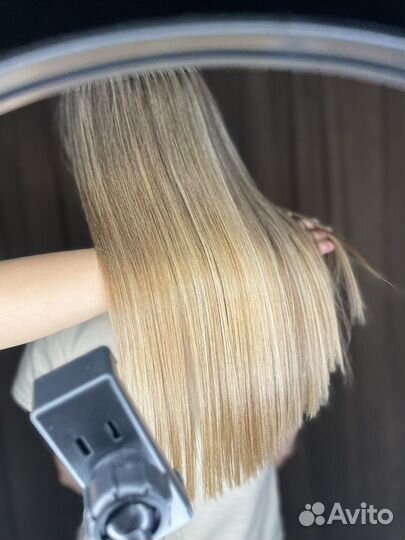 Кератиновое выпрямление волос модель