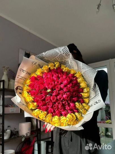 Доставка цветов, букеты из роз