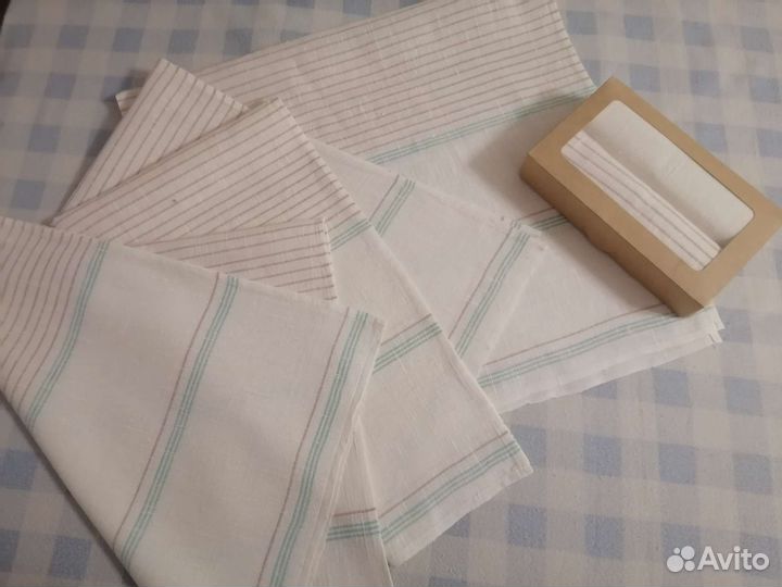 Полотенце льняное кухонное