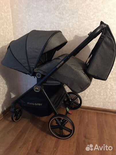Коляска новая с реверсивным блоком с сумкой