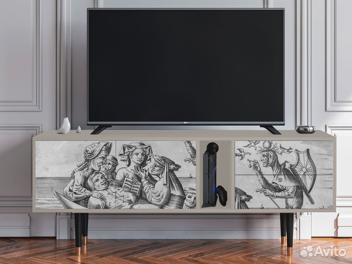 Тв-тумба T1 - Сатин - Blau Schuyte