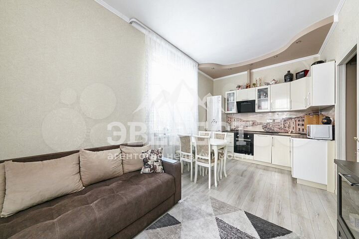 3-к. квартира, 57,5 м², 1/25 эт.