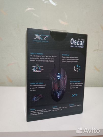 Новая игровая Мышь A4Tech X77