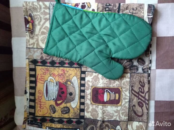 Прихватка для кухни с салфеткой