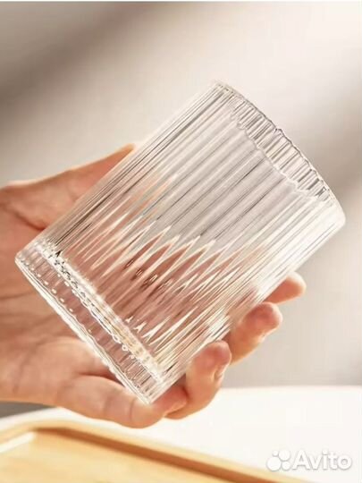 Набор стеклянных стаканов, 2 шт по 250 мл