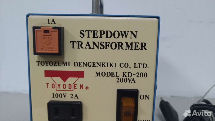 Понижающие трансформаторы Toyozumi: 200; 300; 600