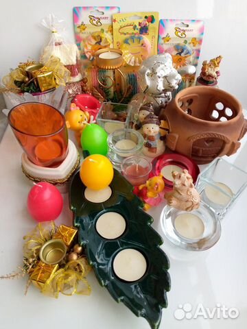 Подсвечники,свечи для торта, интерьера, сервировки