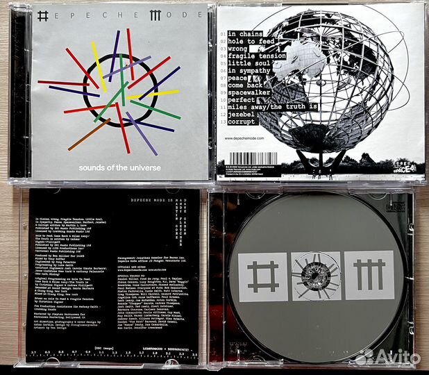 Cd диски Depeche Mode - Sounds Of The Univerce+все