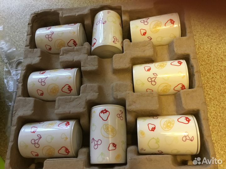 Йогуртница Oursson FE1105D/GA, формы для запекания