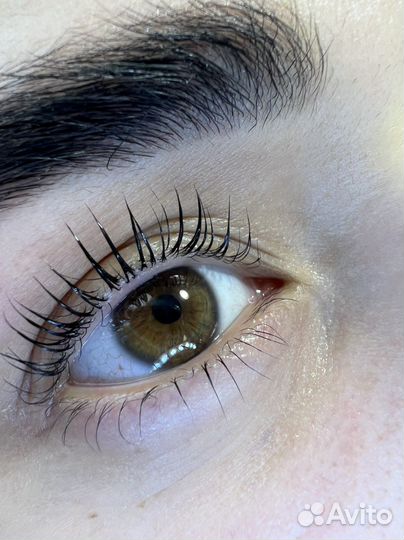 Вельвет, ламинирование ресниц, брови