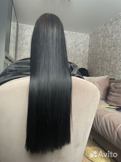 Кератиновое выпрямление волос