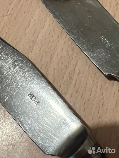 Мельхиоровые ножи СССР б/у