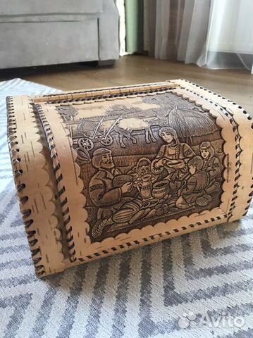 Хлебница из бересты ручная работа новая
