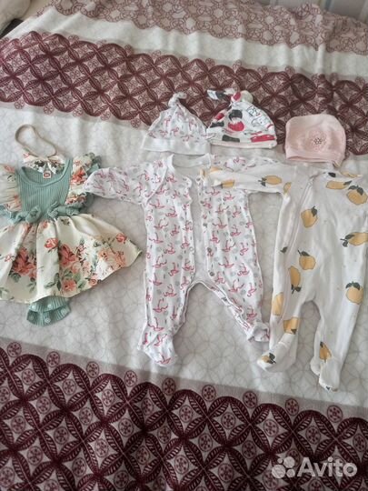 Детские вещи пакетом на девочку 54-62