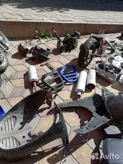 Запчасти бу на 50 кубовый китайский скутер