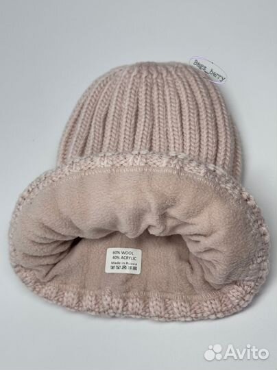 Шапка женская guess с флис утепленная