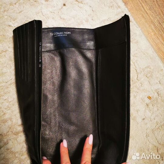 Сапоги кожа внутри и снаружи, р. 37