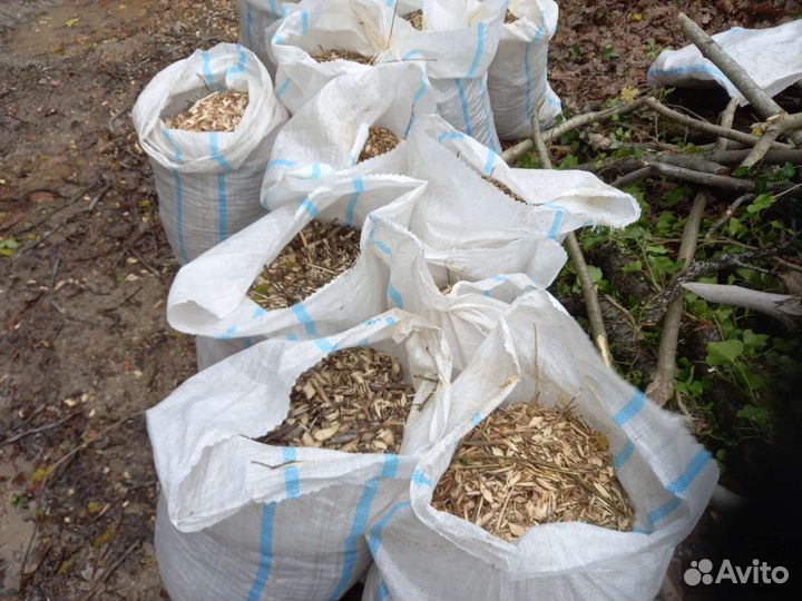 Щепа мульча