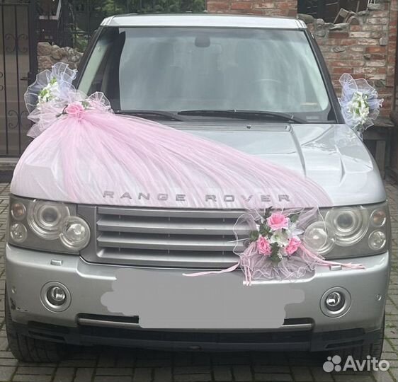 Свадебные украшения на машину