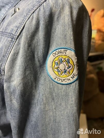 Джинсовая рубашка женская