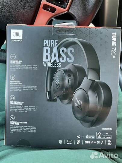 Беспроводные наушники jbl tune 720bt