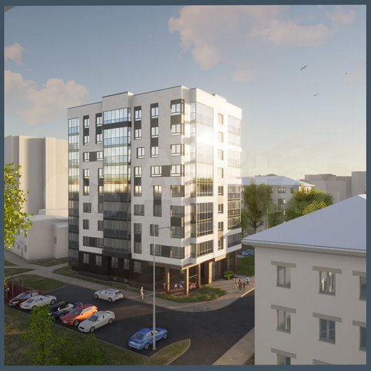 1-к. квартира, 44,2 м², 2/9 эт.